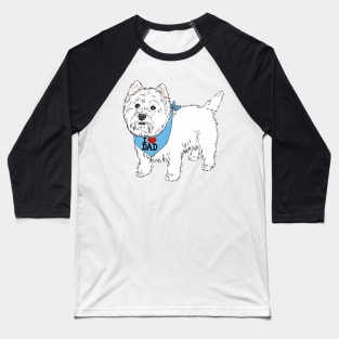 I LOVE DAD - westie Baseball T-Shirt